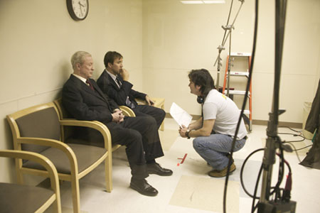 Weather Man-15-450-Gore Verbinski and Nicolas Cage and Michael Caine
